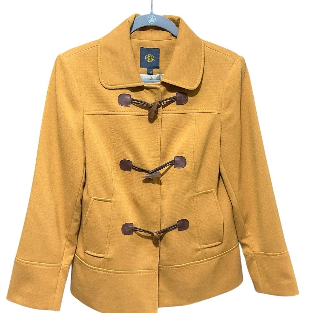 OUTBACK RED Vintage Duffle Coat S 19” p2p Mustard EUC - Picture 2 of 11